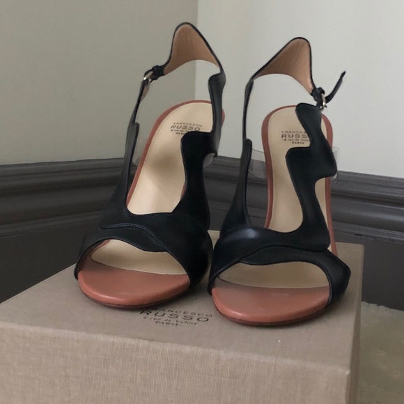 BNIB FRANCESCO RUSSO WAVY SANDAL - Picture 3 of 11